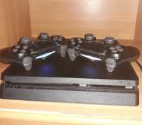 Consola Playstation 4 slim 2 controllere,3 jocuri/Transport inclus