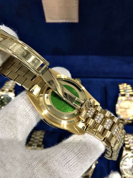 ceas rolex daydate green dial 36,mm unisex