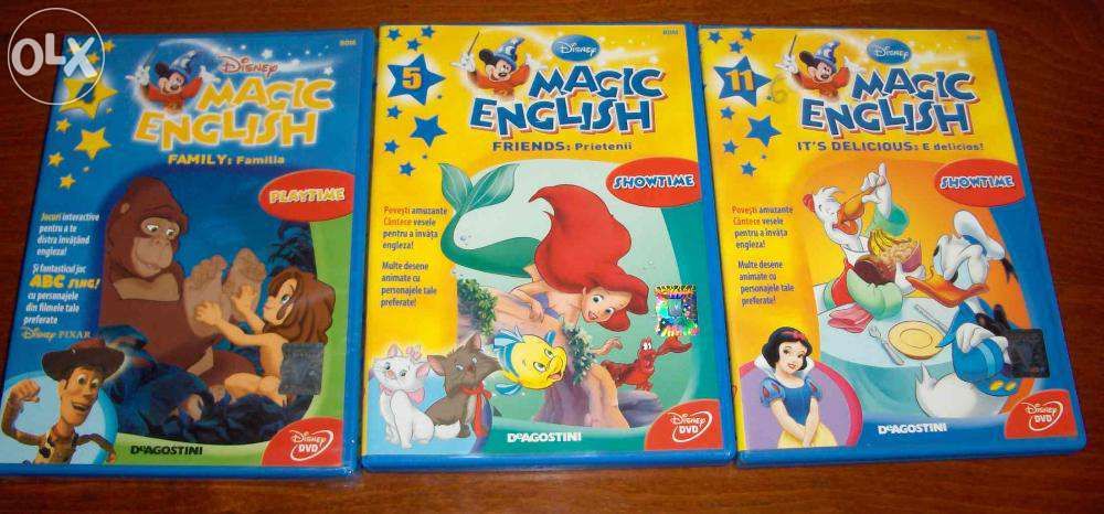 DVD-uri Magic English, engleza pentru copii