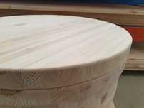 Blat din lemn de pin lamela continua. Grosimi 20 mm, 30 mm, 43 mm
