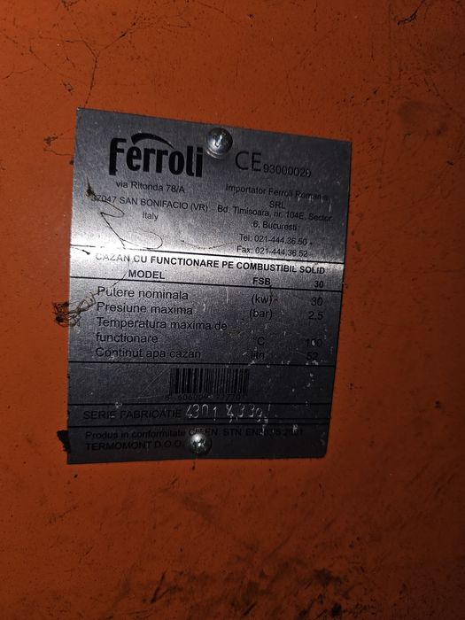 Centrala Ferroli 30kw