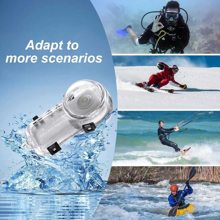 Carcasa subacvatica 50m invizibila camera de actiune Insta360 X5