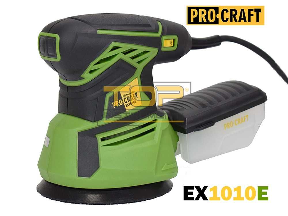 Ексцентършлайф PROCRAFT EX1010E, 350W, 125мм, рег. об. 6000/13000 мин.