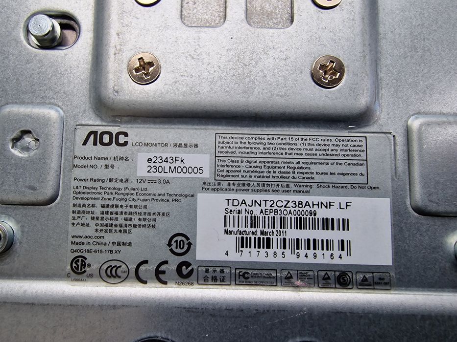 Монитор AOC 23" LED