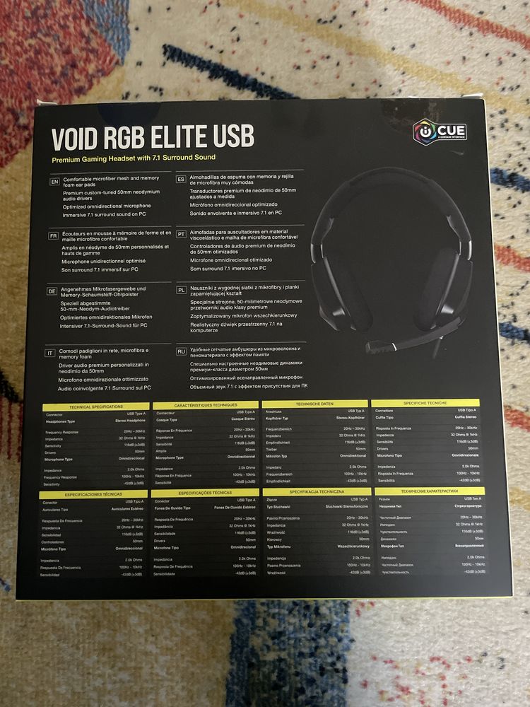 Casti Gaming Corsair Void Elite USB