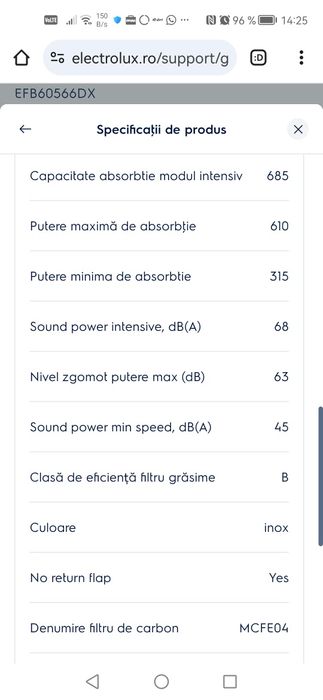 Vând hotă ornamentală noua