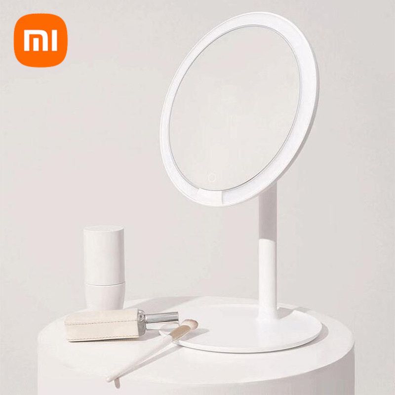 Настольное зеркало для макияжа Xiaomi Mijia, LED-подсветка, подсветка