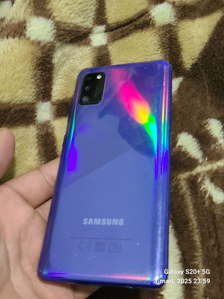 Samsung a41 xotira 64/4 bateriya 3500mAs
