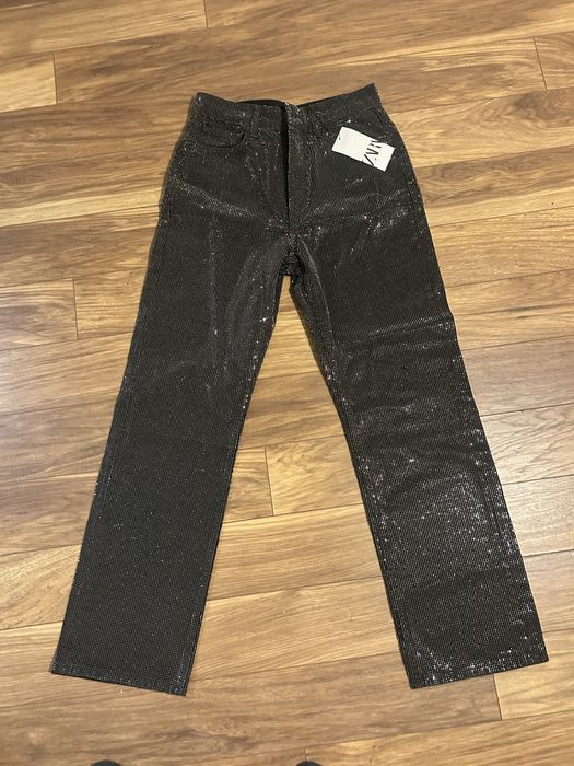 Нови дънки Zara с камъни