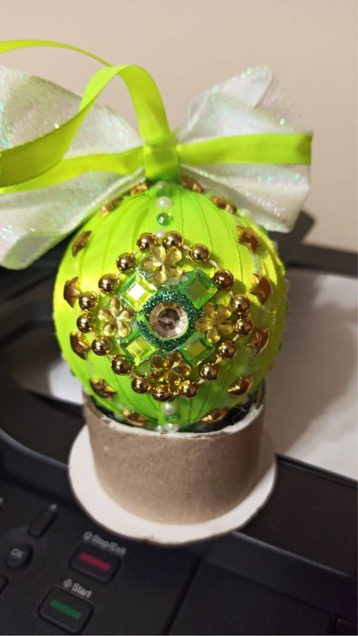 Globuri de craciun realizate manual