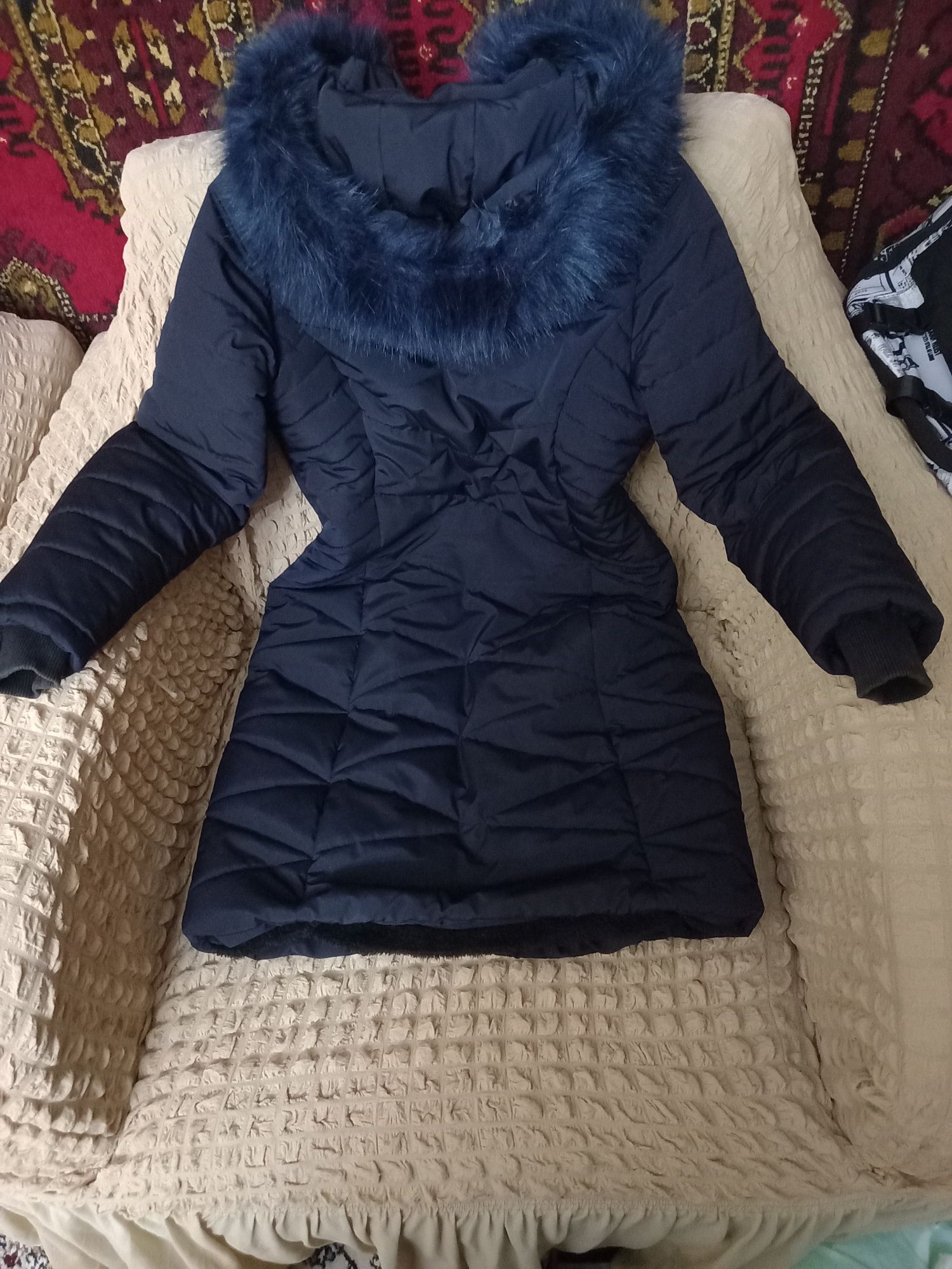 Женская зимняя куртка-пальто