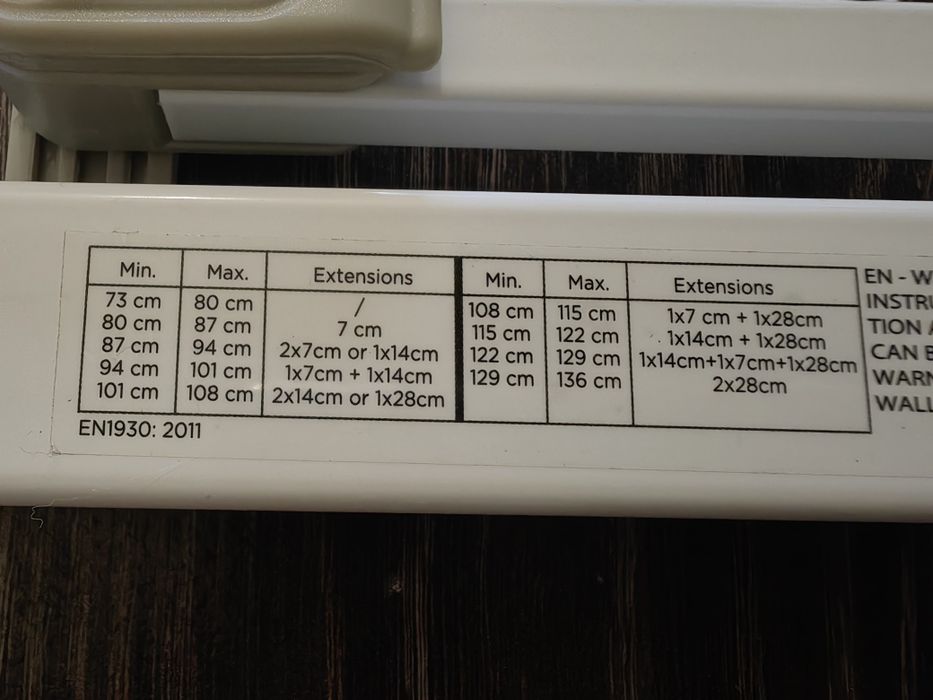 Poarta de siguranta copii Safety 1st Easy Close, metal, alb, latime aj