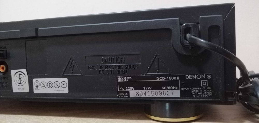 cd player Denon DCD 1500 mkll