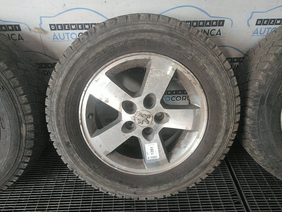 Jante aliaj Peugeot 4007 2007 - 2012 (1281) R16 Cu anvelope. 215/65 R16 et38
