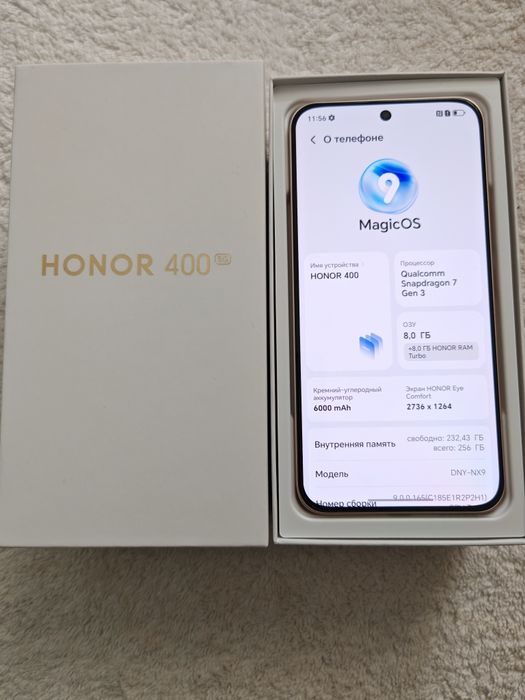 Honor 400 5G 8+8/256GB IDEAL
