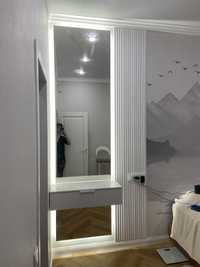 Зеркало Айна с подсветкой, с рамкой и любой формы