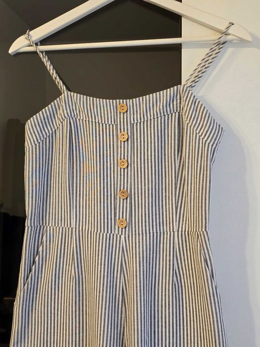 Salopetă in cu dungi