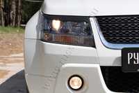 Накладки на передние фары (реснички) Suzuki Grand Vitara 2008/2012