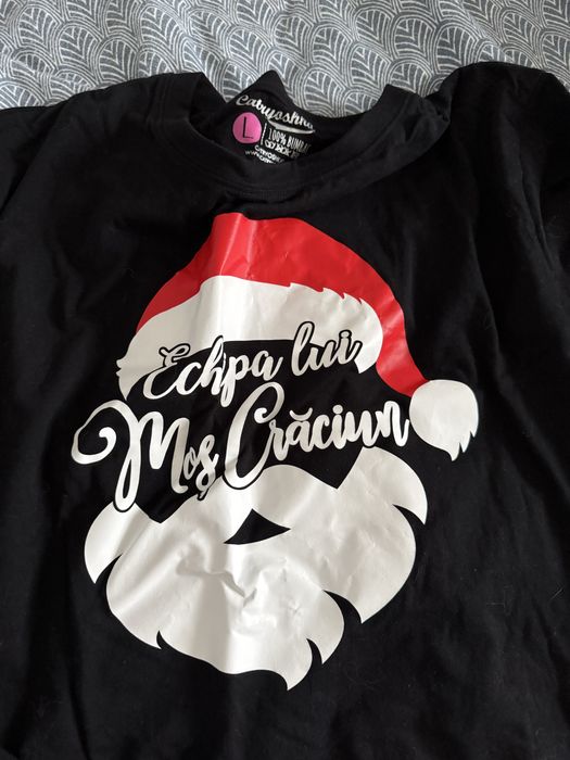 Tricou mos craciun cuplu set