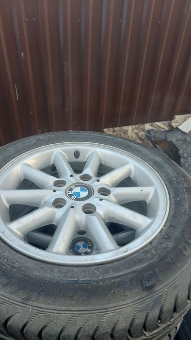 JANTE BMW 5 X 120 R15 + Cauciucuri cu Profil Nou 205/60/15* Impecabile