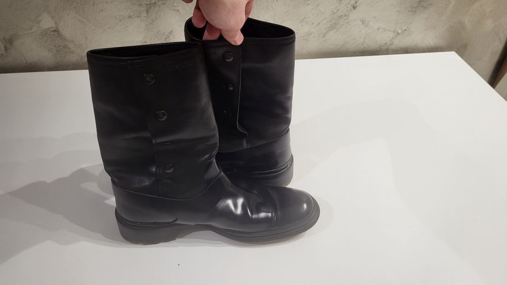 Cizme army din piele naturala  pentru barbati Emporio Armani