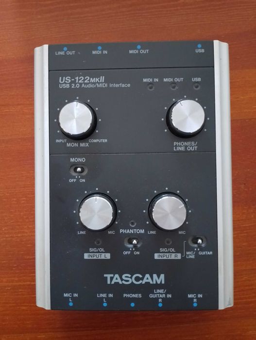 Tascam audio interface US-122mk 2 Аудио интерфейс/звукова карта