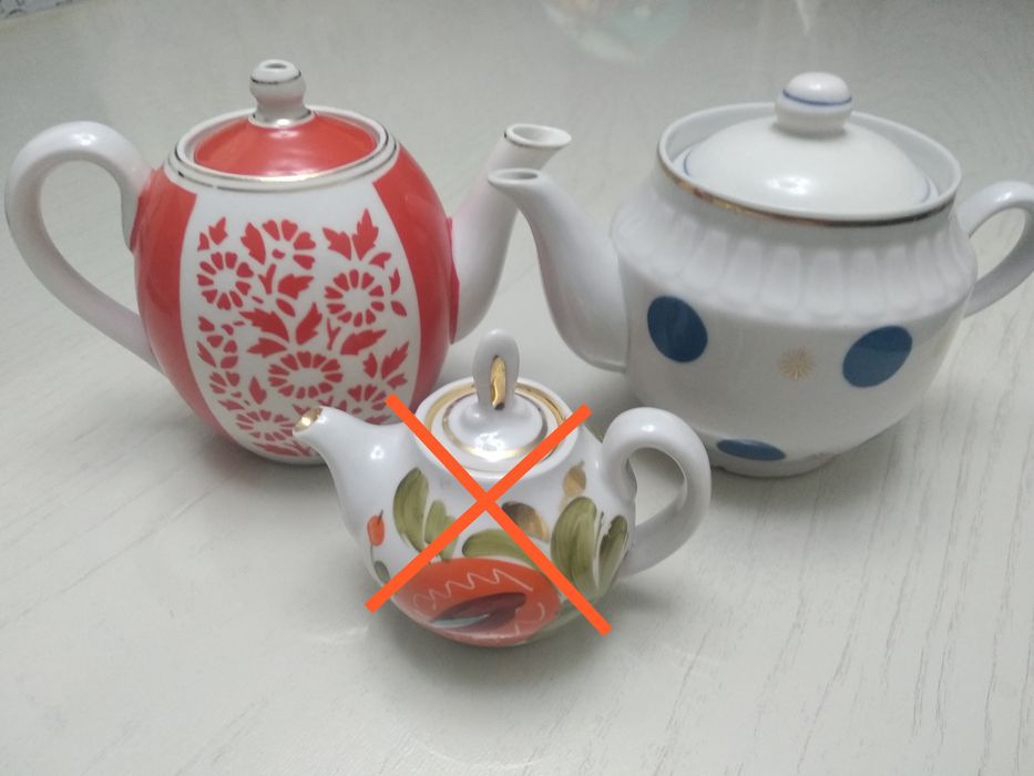 Винтаж. Маленькие чайнички
