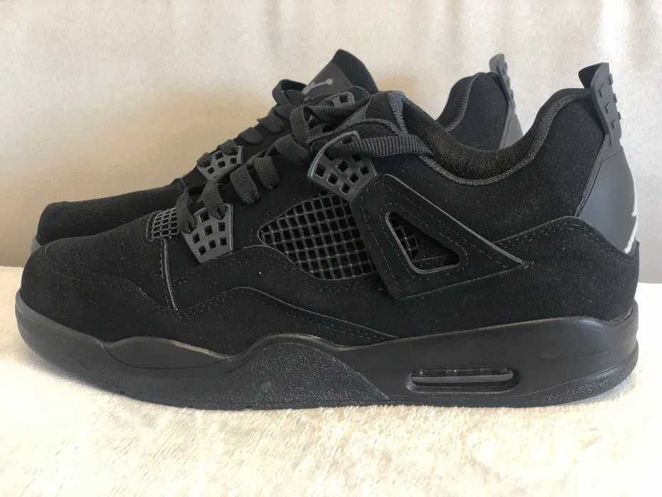 Adidasi Nike Air Jordan 4 Retro Black l Produs NOU 2024 Baieti Unisex