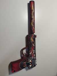 Деревянный пистолет vozwooden на резинках