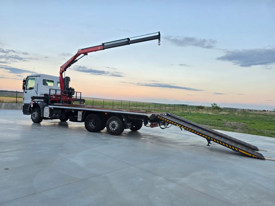 Mercedes Benz Actros 2532 !! Platforma utilaje + macara !!