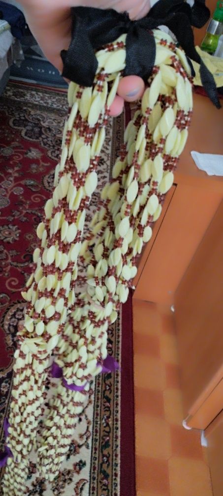 Дверная штора из пластиковых бусин СССР