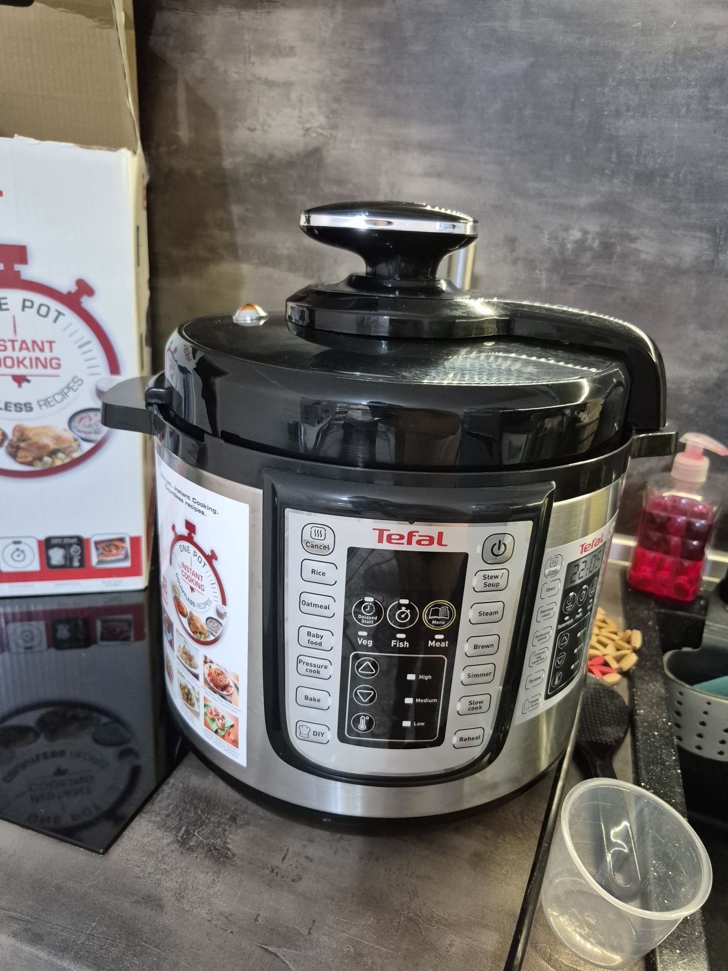 Тефал Tefal мултикукър multicooker под налягане херметик