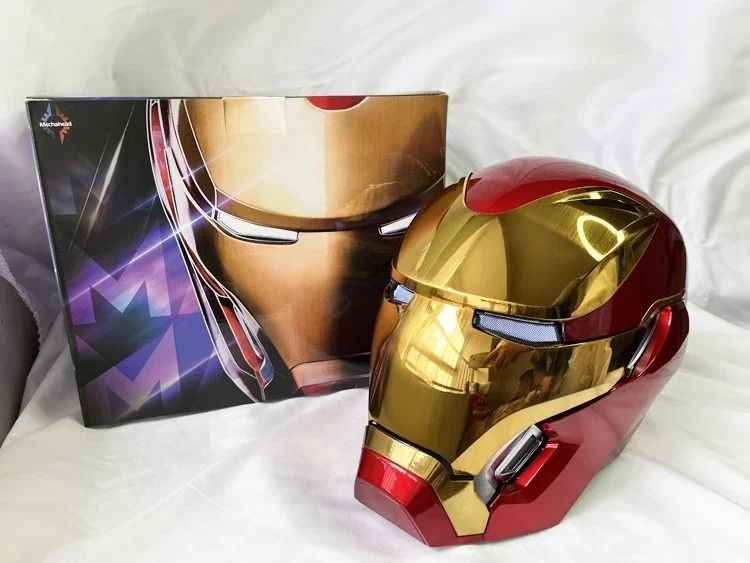 Masca lui Iron man MK 50 motorizat electric, deschidere cu voce, nou