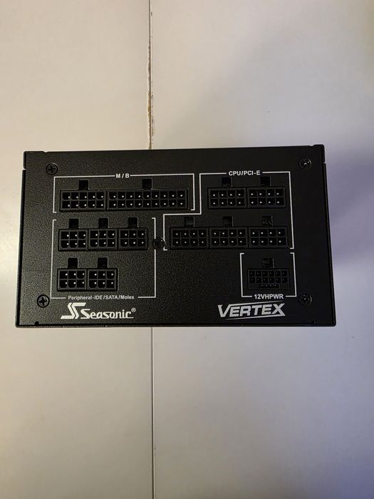 Seasonic VERTEX GX-850, ATX 3.0, PCle 5.0, 850W, 80 Plus Gold, 12VHPWR
