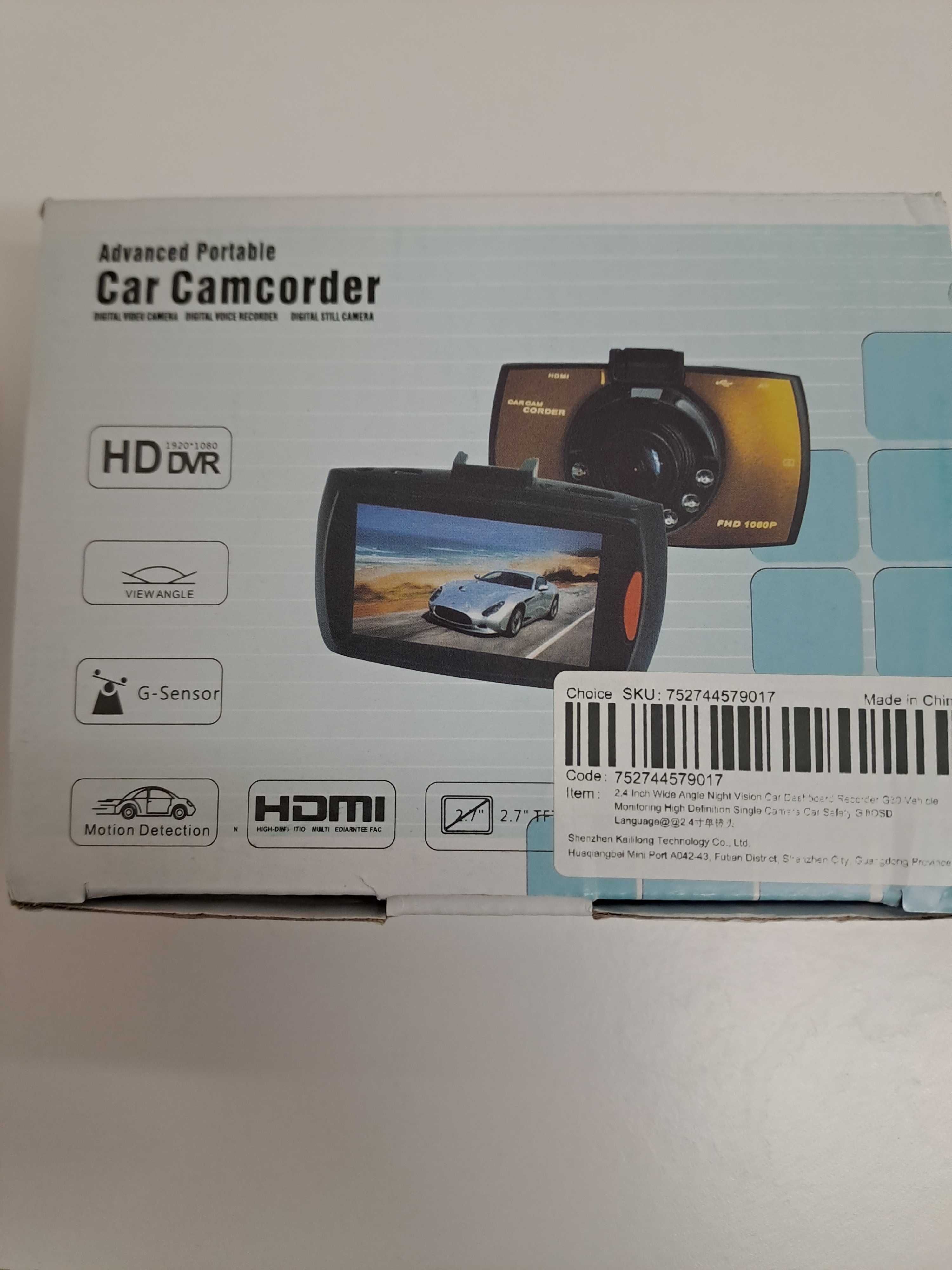 Ofertă! Camera video auto, Full HD 1080P, DVR LCD cu  card 32GB nou