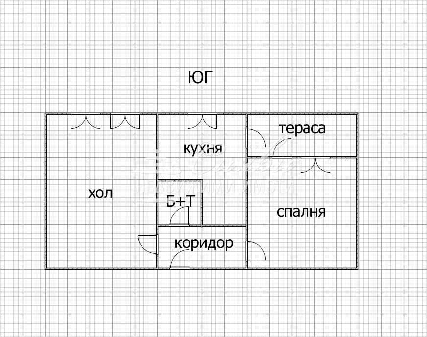 Двустаен апартамент - кв.Запад 2