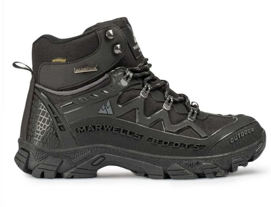 мъжки боти зимни непромокаеми с дълбок грайфер сняг дъжд с топъл пух