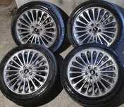 Set 4 jante OEM Ford R18 Titanium + Senzori + Anvelope Pirelli 2023
