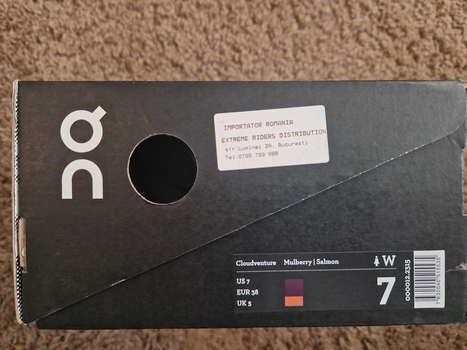 On Cloud, noi, trail/ trekking mar 38