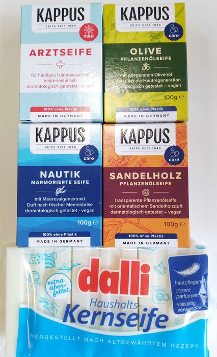 Мыло туалетное Dalli и KAPPUS производства Германия