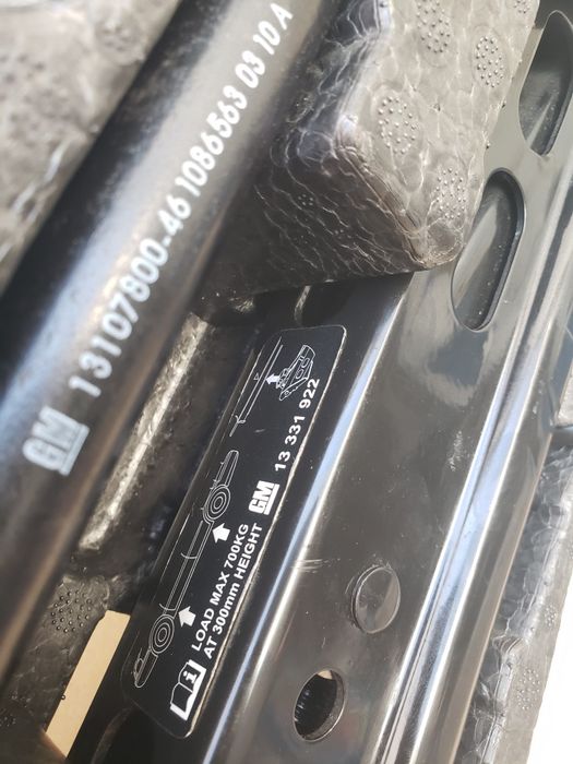 Kit pana cric cheie opel corsa d original