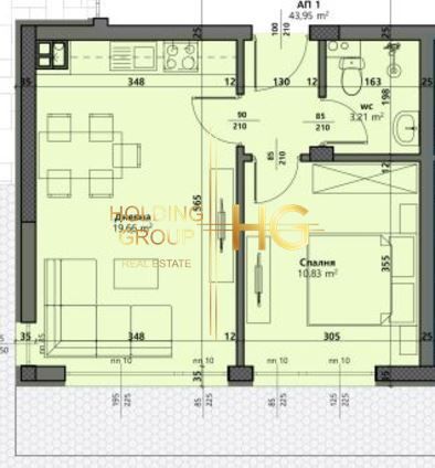 Продава се Двустаен апартамент в Варна, Виница - 54 кв.м за 1093 €/кв.м - Снимка #1