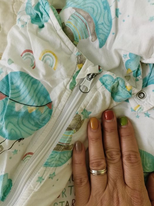 Детски спално чувалче/ чувалче с крачета 90 см,