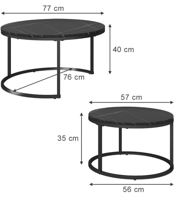 Комплект две холни маси Vicco