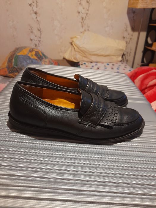 Черни обувки на GALLUS liberty  естествена кожа