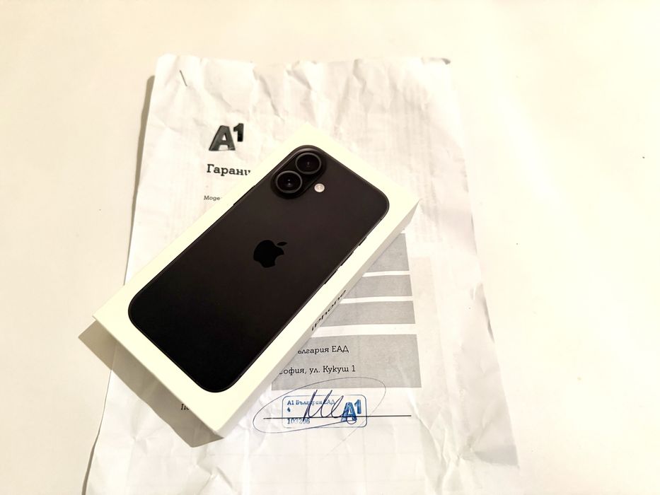 Iphone 16 128 Gb Чисто Нов Гаранция 3 години