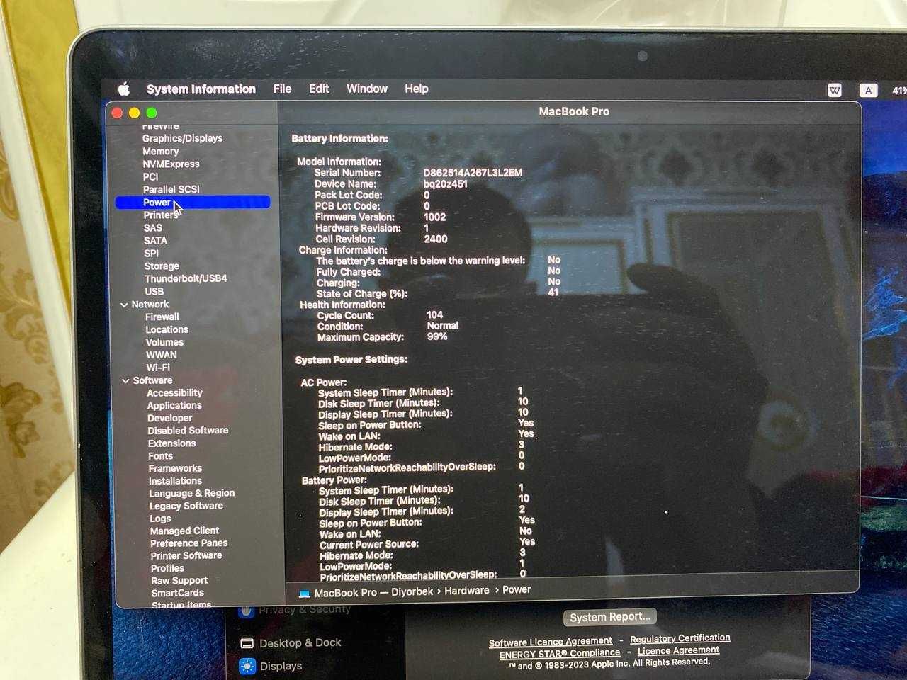 MacBook Pro M2 8/256 13 Dyum