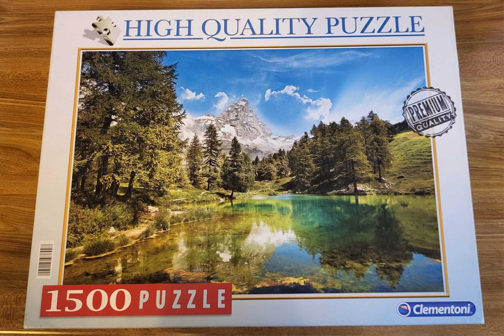 4 puzzle-uri cu peisaje - Elvetia, ItaliaX2, San Francisco - utilizate