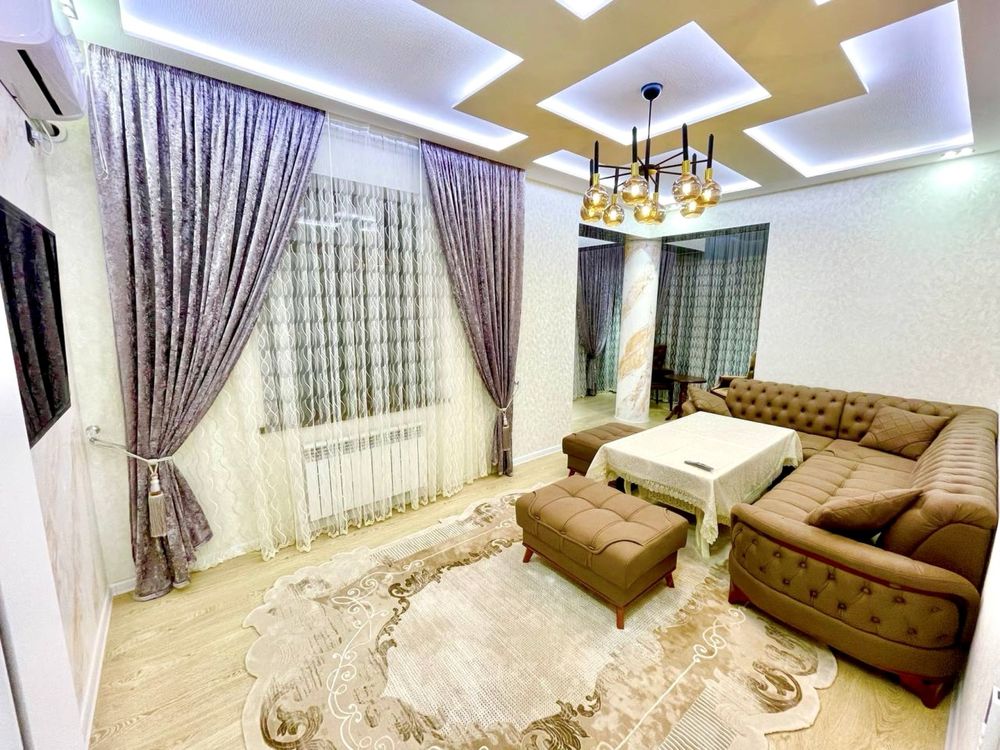 Гагарина.Сдаётся 3х комнатная Люкс в Новостройке.Halol Market