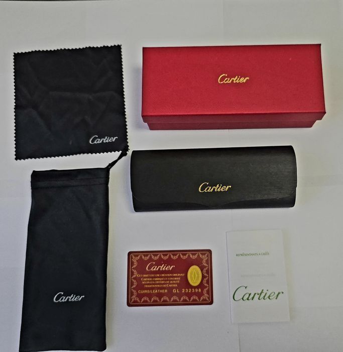 Ochelari de soare Cartier retro, bambus